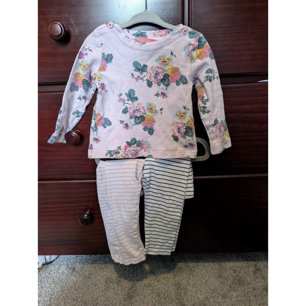 Joules Floral Shirt and Two Pairs of Leggings 9-12 M